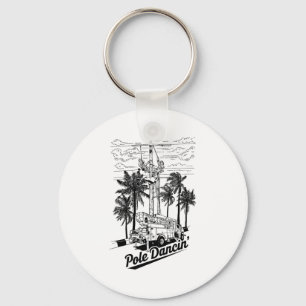 Lineman Le Dancin' Electrician Gift For Men Husban Keychain