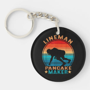 Lineman Pancake Maker - American Football Keychain