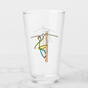 Lineman Stickman Glass