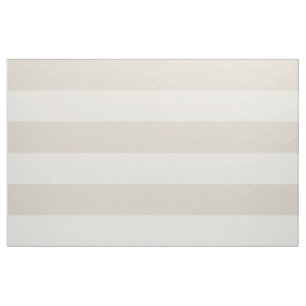Linen Beige and Ivory Wide Stripes Large Scale Fabric