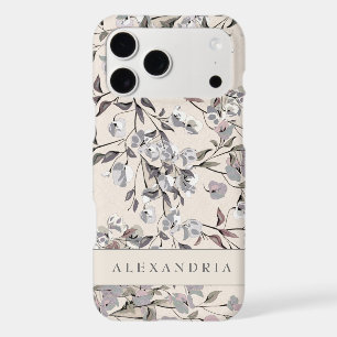 Linen Beige Floral   Personalized