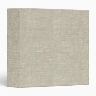 Linen beige Rustique Imprimé 3 Classeur en anneau