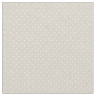 Linen Beige Tiny Dots Fabric