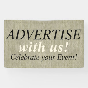 Linen Canvas seamless pattern 4 + your ideas Banner