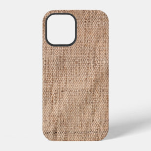Linen duck coarse grain canvas crumpled vignette t iPhone 12 case