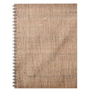 Linen duck coarse grain canvas crumpled vignette t notebook