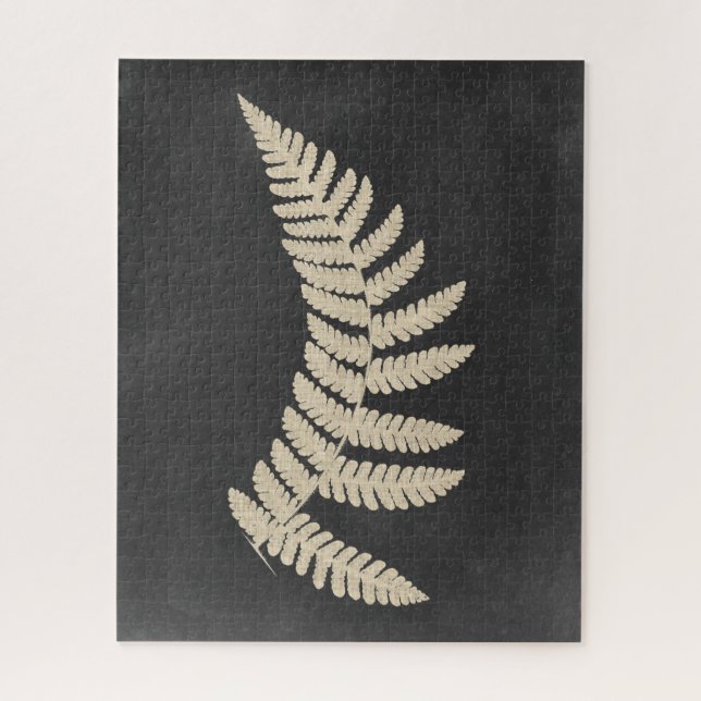 Linen Fern Jigsaw Puzzle (Vertical)