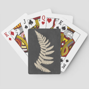 Linen Fern Playing Cards