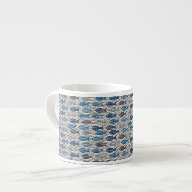 Linen Fish Espresso Cup (Front Left)