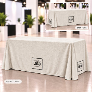 Linen Logo Business Promotional Tablecloth