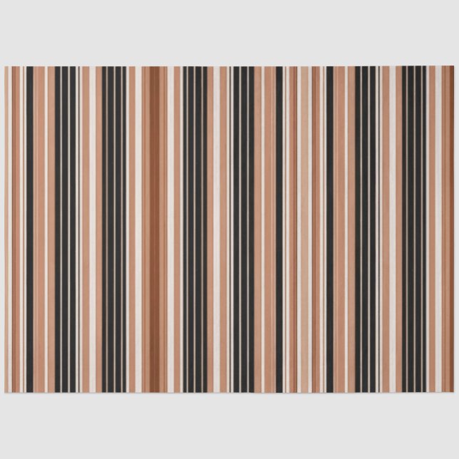 Linen Luxury Popular Brown White Collection Tissue Paper (Front)