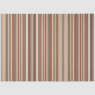 Linen Luxury Trendy Brown White Texture Collection Tissue Paper