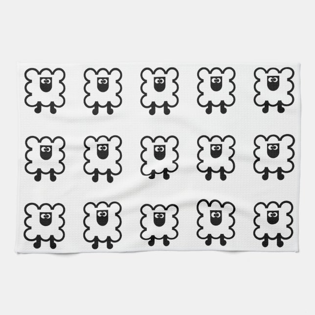 Linen of kitchen SHEEP Kitchen Towel (Horizontal)