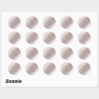 Linen Off-White Script Monogram Wax Seal Stickers