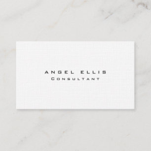 Linen Original Clean Professional Modern Unique Business Card