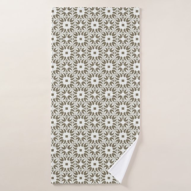 Linen Trellis Bath Towel Set (Bath Towel)