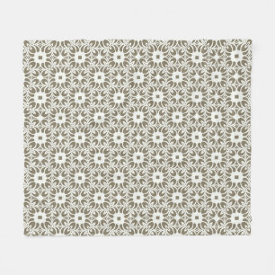 Linen Trellis Fleece Blanket