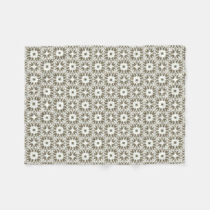 Linen Trellis Fleece Blanket