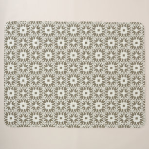 Linen Trellis Sherpa Blanket