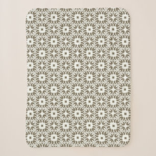 Linen Trellis Sherpa Blanket