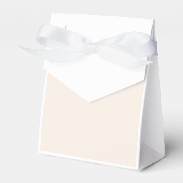 Linen White Favor Box (Front Side)