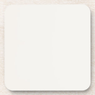 Linen White, Off-White  Coaster