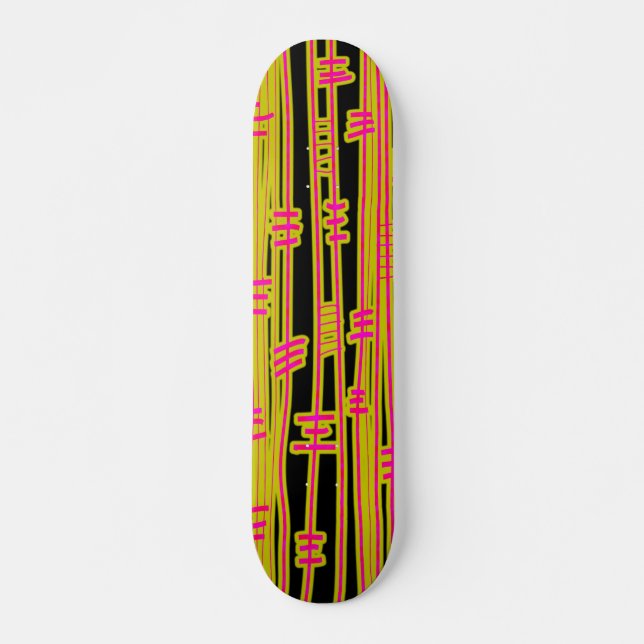Lines Abstract - 02 Skateboard (Front)