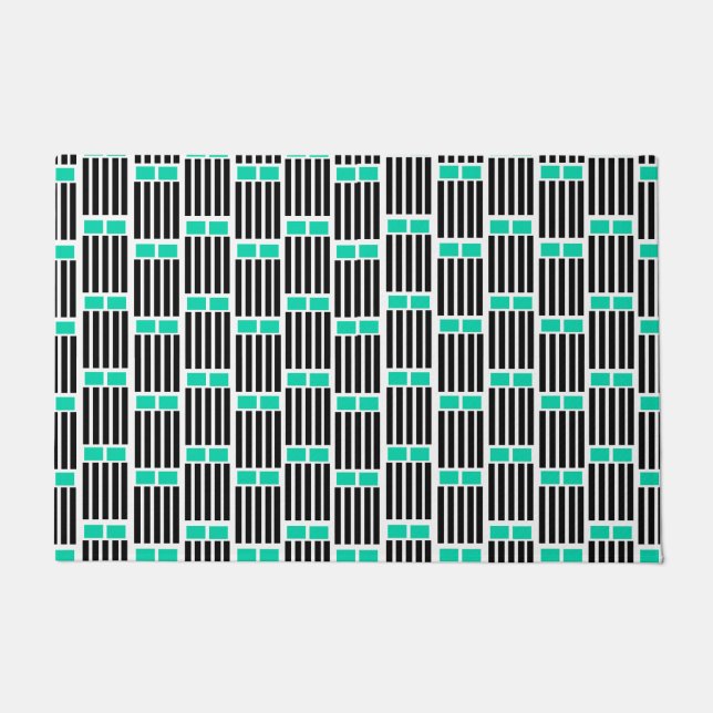 Lines and Boxes  Doormat (Front)