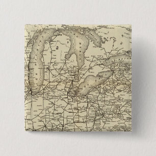 Lines and Metallic Circuit Connections in Maine 2 Inch Square Button