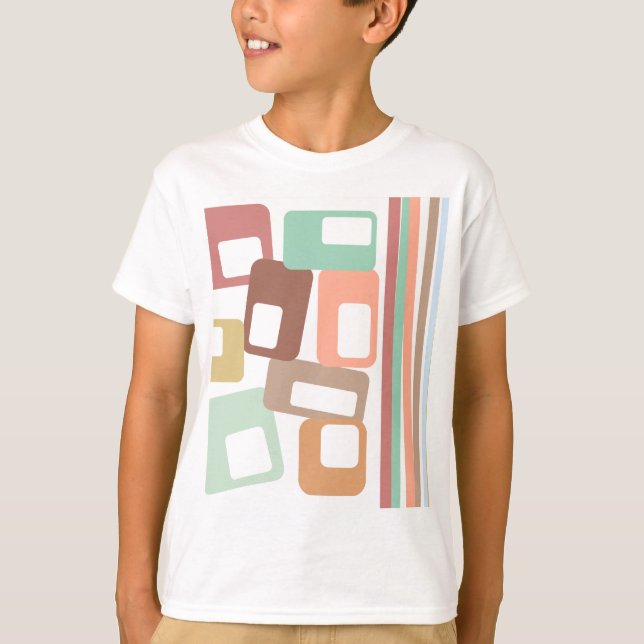 Lines and Rectangles  T-Shirt (Front)