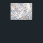 Lines Appraised Canvas Print<br><div class="desc">Watercolor abstract composition painted by Shawn Glass with ultramarine blue,  yavapai genuine. and permanent orange.</div>