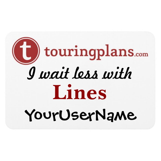 Lines Car & Resort Door Magnet (White) (Horizontal)