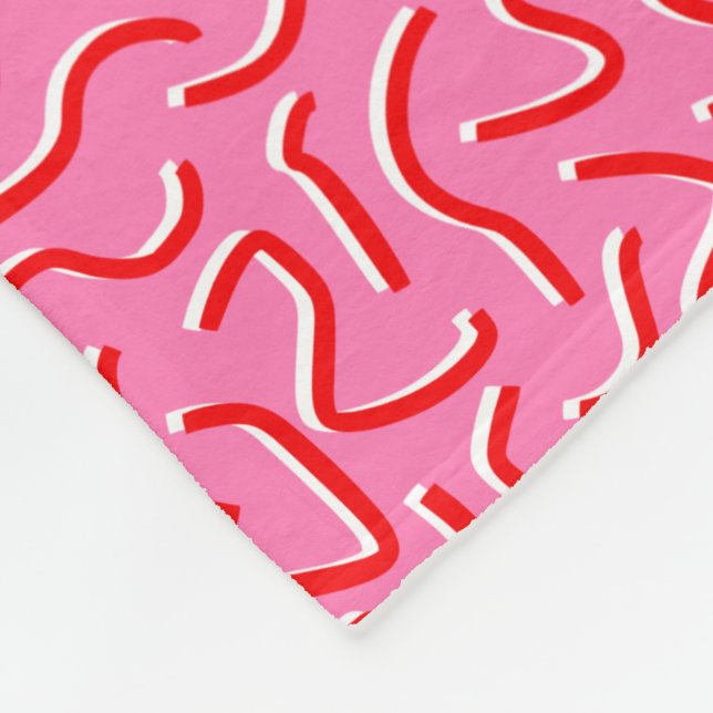 Lines Fleece Blanket (Corner)