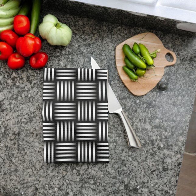 Lines Intersecting Art Kitchen Towel (Kitchen Towel)