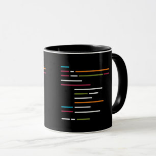 Lines of Code on Dark Mode for Programming Lovers  Mug