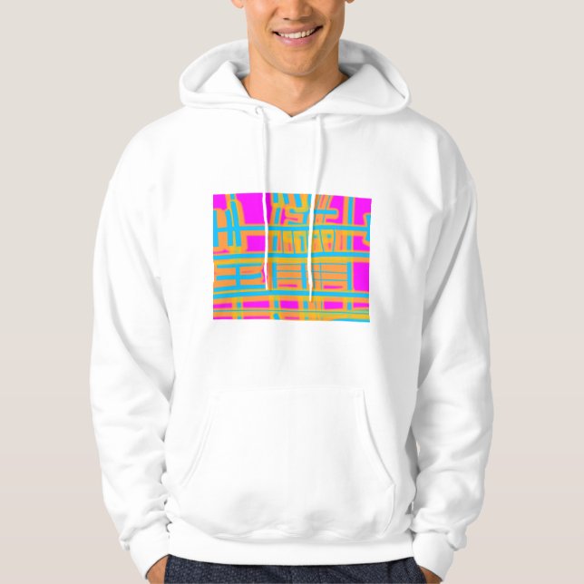 "Lines of Communication" Abstract - Customized Hoodie (Front)