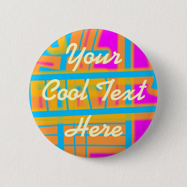 "Lines of Communication" Template 2 Inch Round Button (Front)