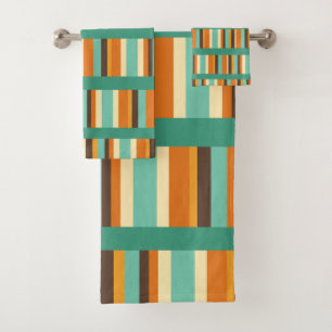 Lines of Stripes Bath Towel Set