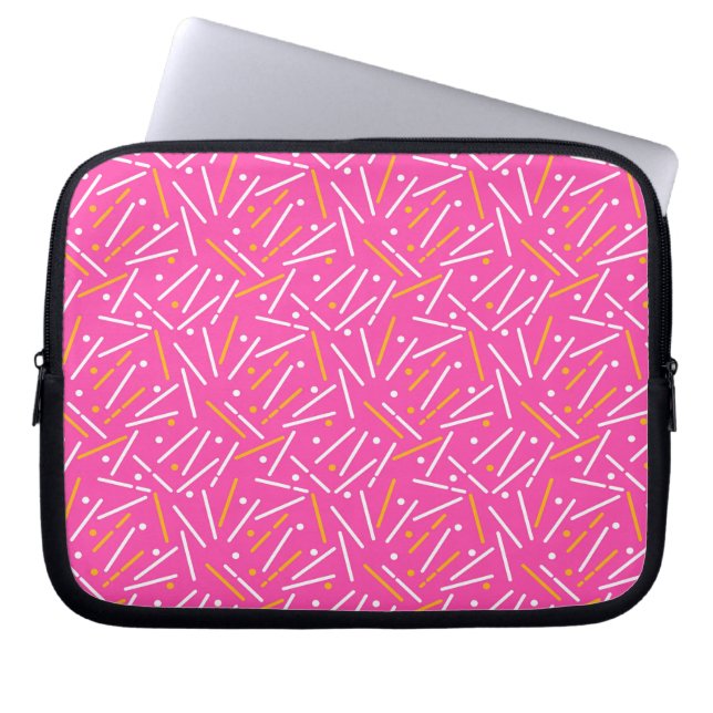 Lines Pattern 1 Laptop Sleeve (Front)