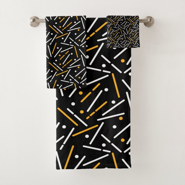 Lines Pattern 4 Bath Towel Set (Insitu)