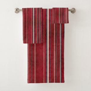 Lines Pattern Bath Towel Set