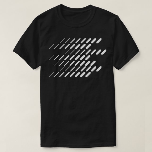 lines pattern T-Shirt (Design Front)