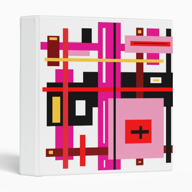 Lines & Rectangles Binder (Front/Spine)