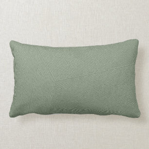 Lines Sage Green Lumbar Pillow