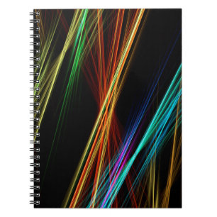 Lines shine background light notebook