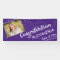 Lines & Stars | Editable Purple | Photo Graduation