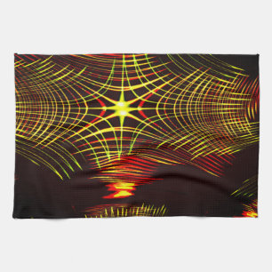 Lines that repeat in wave and light effect? kitchen towel