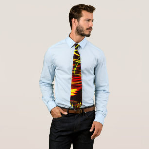 Lines that repeat in wave and light effect? tie