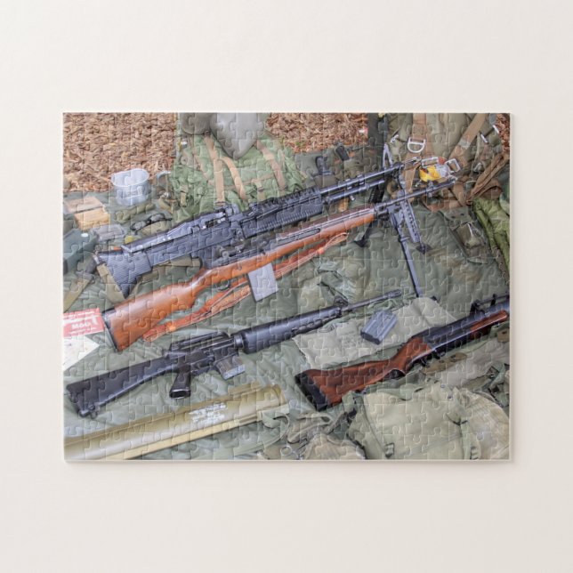 L'infanterie d'ère du Vietnam embrayent le puzzle (Horizontal)