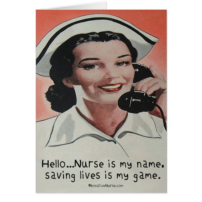 L'infirmière est mon nom (Devant)